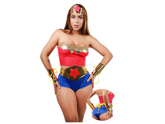 DISFRAZ MUJER MARAVILLA NO.1273
