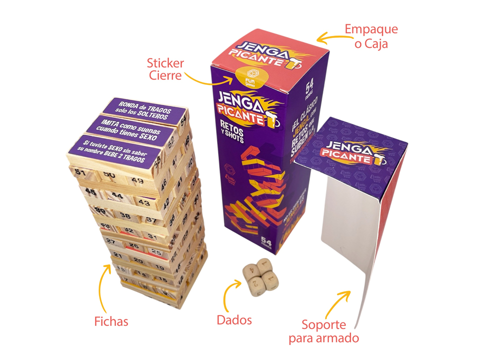 JUEGO JENGA PICANTE