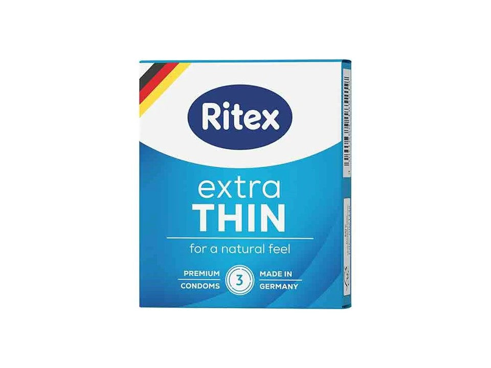 PRESERVATIVO extra fino | sensación natural | hipoalergénico | RITEX EXTRA THIN