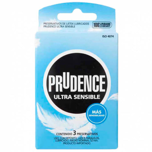 PRUDENCE PRESERVATIVO ULTRA SENSIBLE X 3