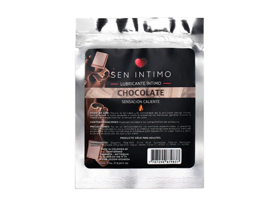 LUBRICANTE CALIENTE  CHOCOLATE  SACHET