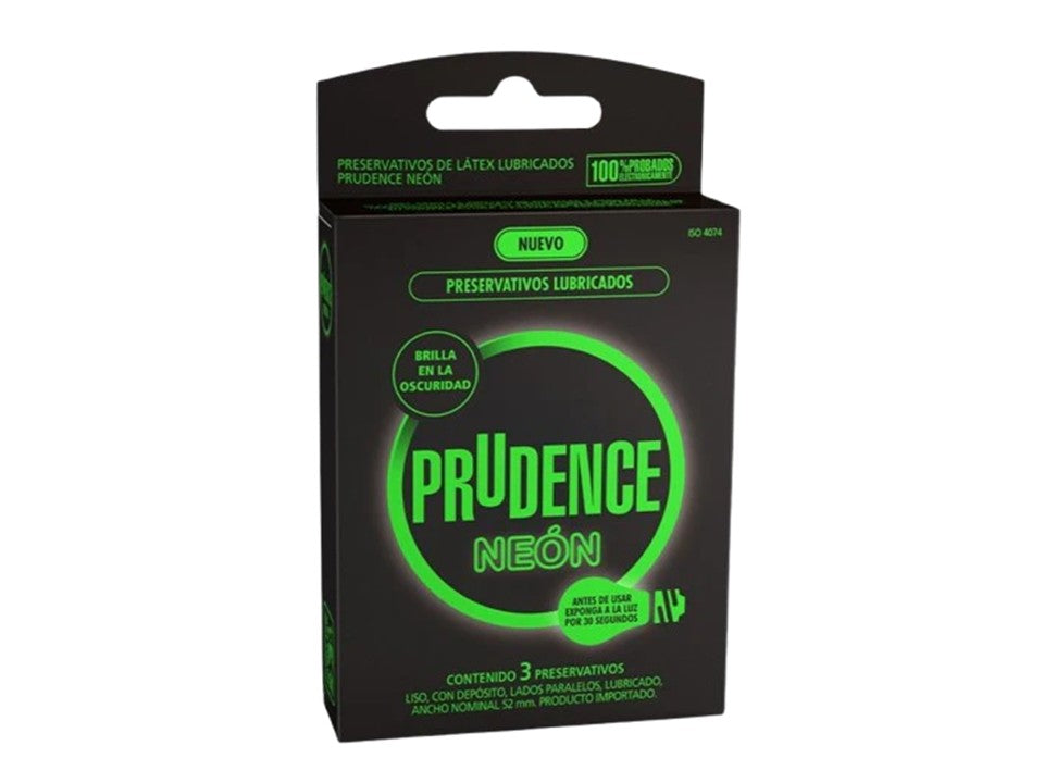 PRESERVATIVO PRUDENCE NEON X3