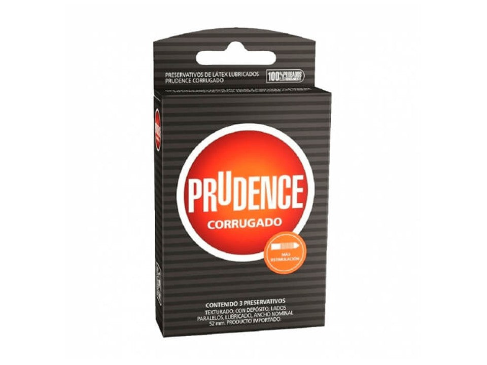 PRESERVATIVO PRUDENCE CORRUGADO X3