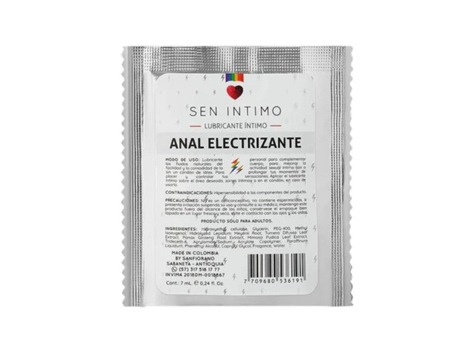 LUBRICANTE INTIMO ANAL ELECTRIZANTE 30ML