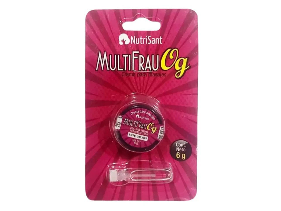 GEL MULTIORGÁSMICO MULTIFRAU OG + FEROMONAS CONTENIDO X5GR