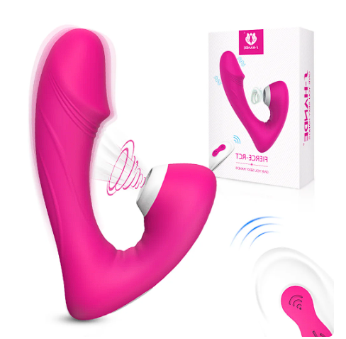 vibrador succionador con control