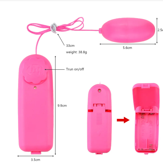HUEVO VIBRADOR DOBLE PINK