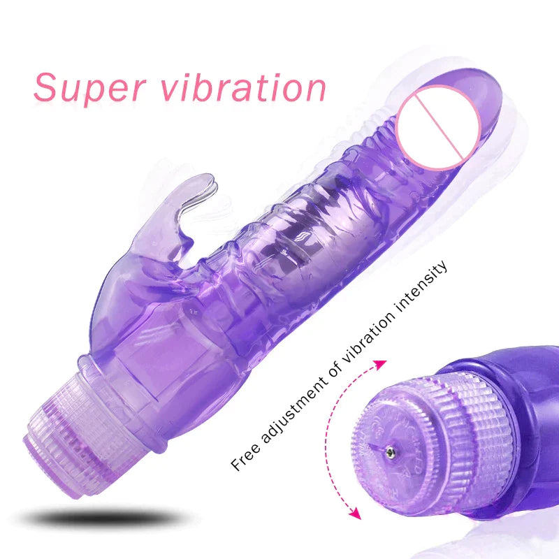 VIBRADOR CRYSTAL RABBIT