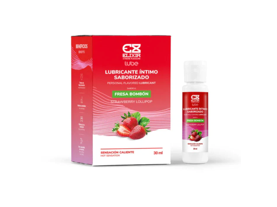 LUBRICANTE FRESA BOMBON ELIXIR X30ML