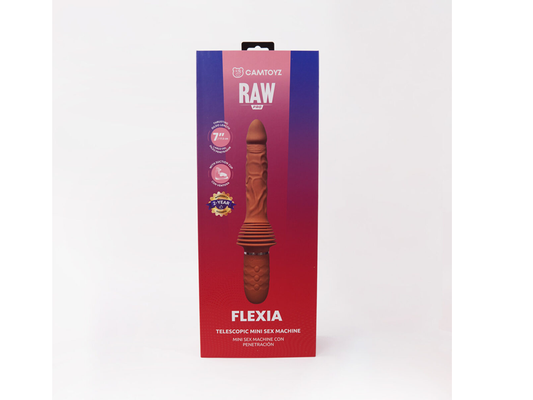 VIBRADOR REALISTA FLEXIA RAW PRO
