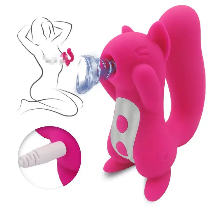 vibrador succionador ardilla