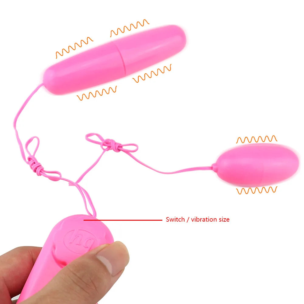 HUEVO VIBRADOR DOBLE PINK