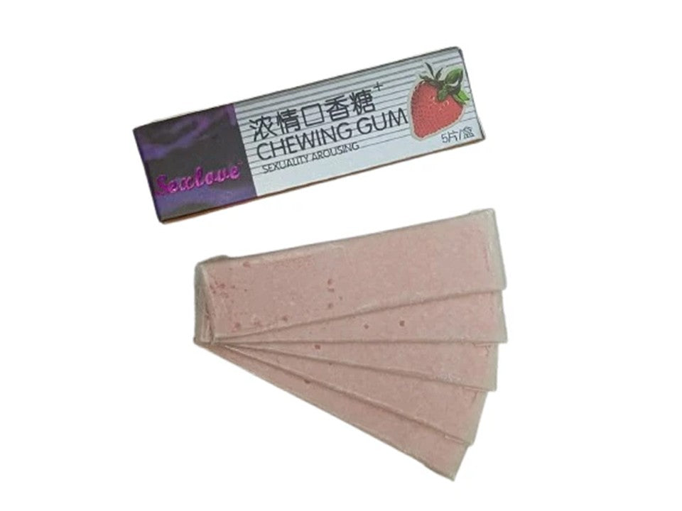 Chicles Excitantes Sex Love Cajita trae 5 chicles