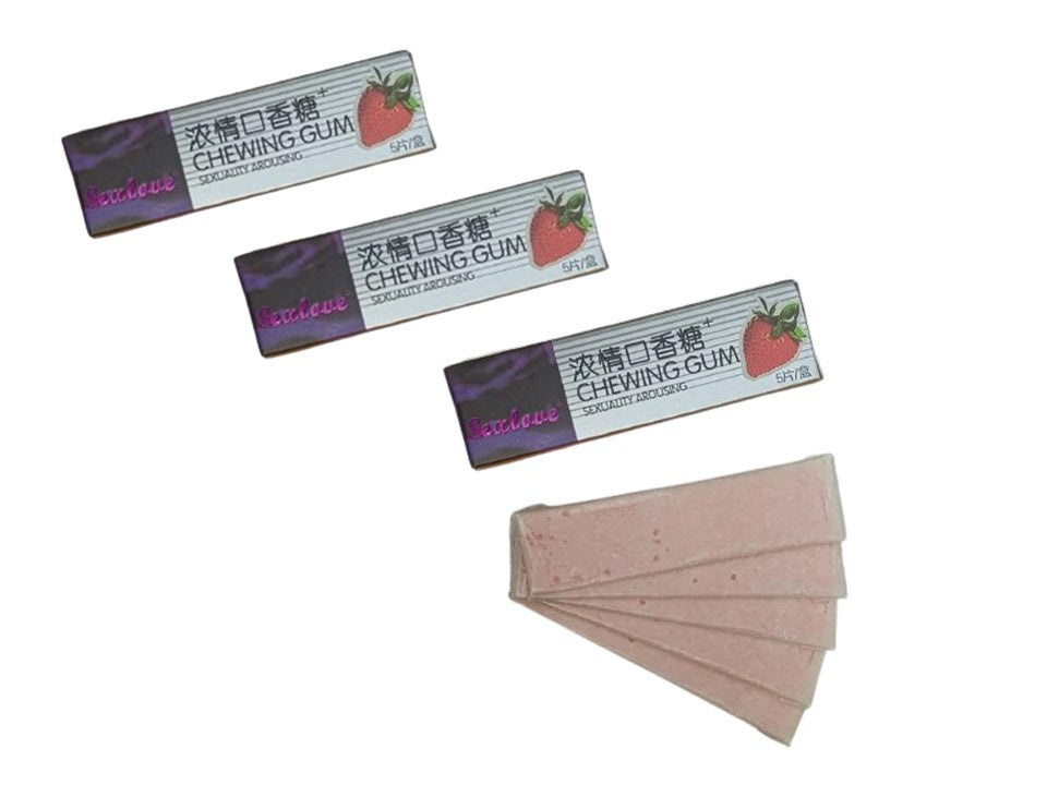 Chicles Excitantes Sex Love Cajita trae 5 chicles