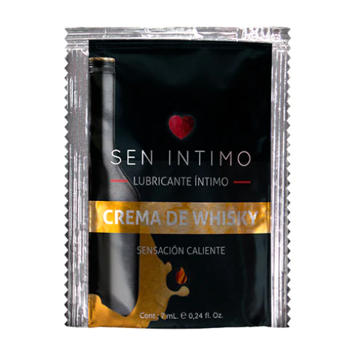 LUBRICANTE CALIENTE CARAMELO CREMA DE WHISKY SACHET 7 ML