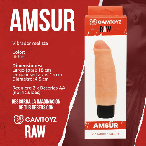 Vibrador Realista Amsur