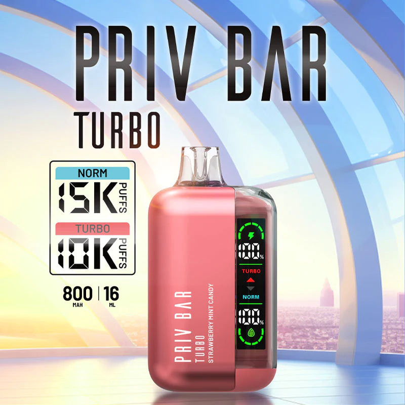 Priv Bar Turbo Vaper 15k Puffs